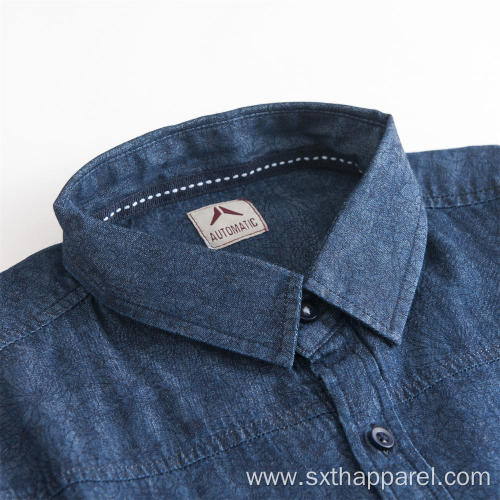 Anti-static Long Sleeve Regular Dyed Casual Shirt